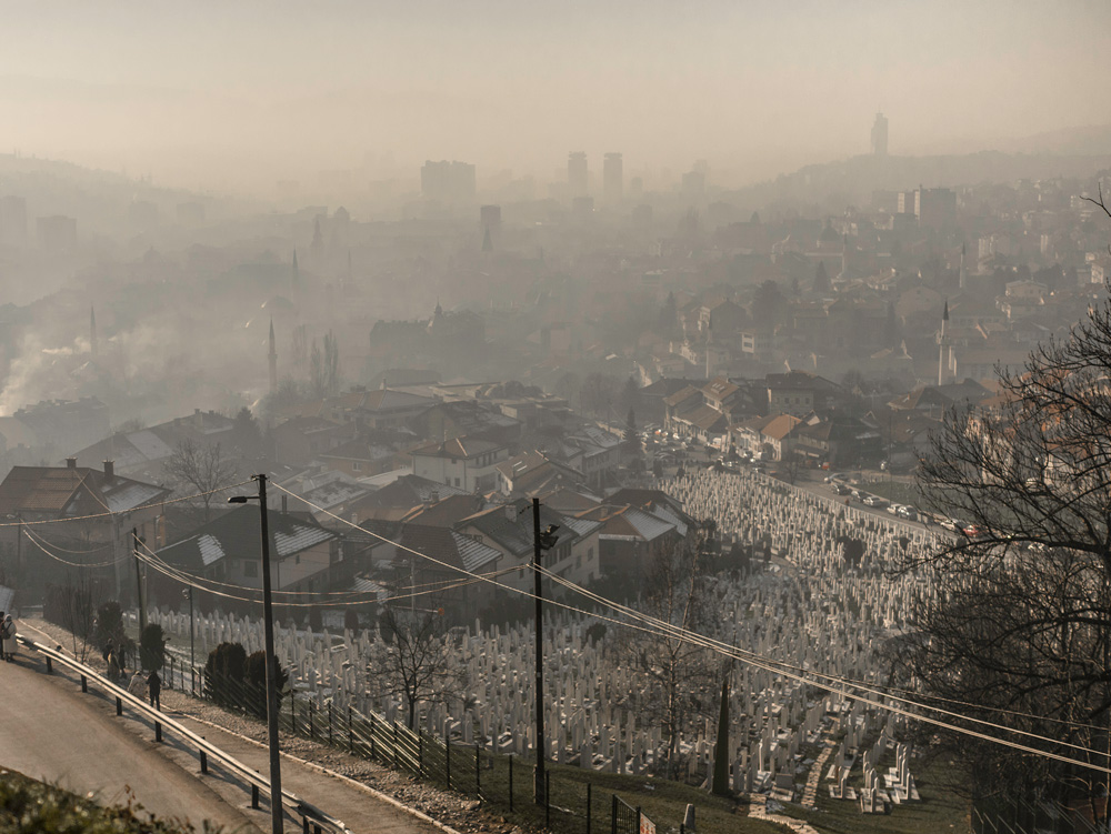 Sarajevo, view from the Yellow Fortress 
